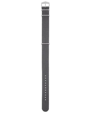 Cinturino in tessuto Hirsch Rush Recycle XL 40536030-2, grigio, lunghezza XL