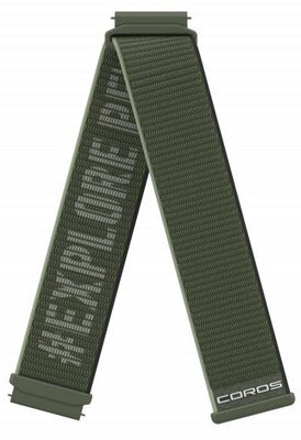 Cinturino in nylon Coros (pro Apex 2 Pro), verde, Quick Release