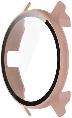 Cover protettiva (pro Garmin Venu 2S), in plastica, rosa + vetro