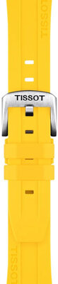 Cinturino in silicone Tissot T852.050.994 20mm, giallo, Quick Release
