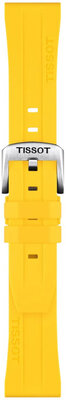 Cinturino in silicone Tissot T852.050.994 20mm, giallo, Quick Release