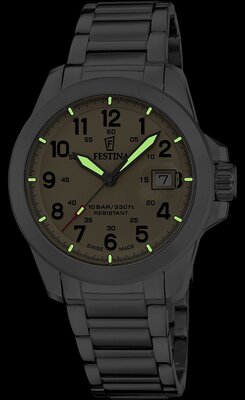 Festina Swiss Made Field 20081/1 (+ 2 cinturini di ricambio)