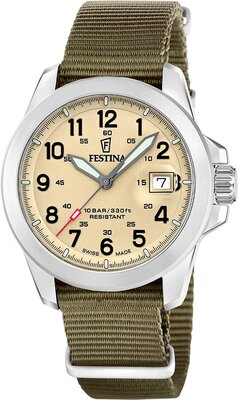 Festina Swiss Made Field 20081/1 (+ 2 cinturini di ricambio)