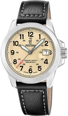 Festina Swiss Made Field 20081/1 (+ 2 cinturini di ricambio)