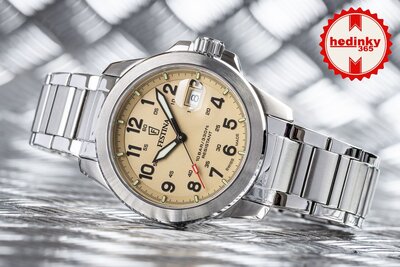 Festina Swiss Made Field 20081/1 (+ 2 cinturini di ricambio)