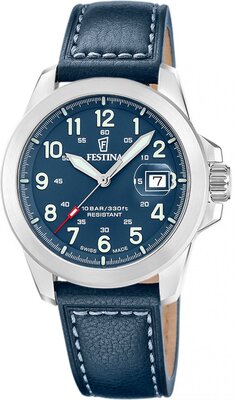Festina Swiss Made Field 20081/2 (+ 2 cinturini di ricambio)
