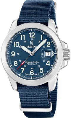 Festina Swiss Made Field 20081/2 (+ 2 cinturini di ricambio)