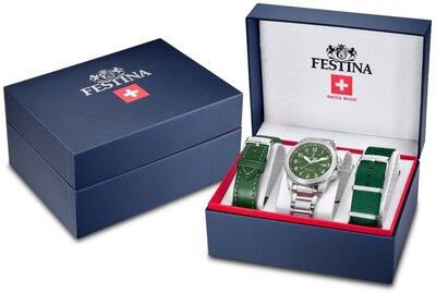 Festina Swiss Made Field 20081/3 (+ 2 cinturini di ricambio)