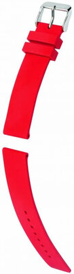Cinturino in silicone Hirsch Carneval 46398820-2, rosso