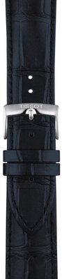 Cinturino in pelle Tissot T852.051.025 22mm, blu, Quick Release