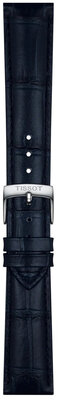 Cinturino in pelle Tissot T852.051.029 18mm, blu, Quick Release