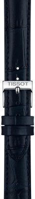 Cinturino in pelle Tissot T852.051.034 16mm, blu, Quick Release