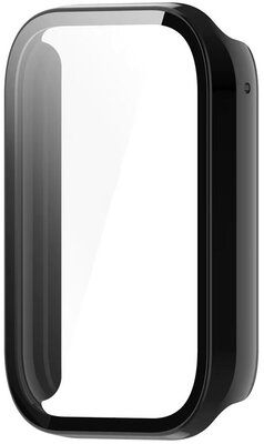 Cover protettiva (pro Xiaomi Smart Band 9 Pro), in plastica, nero + vetro