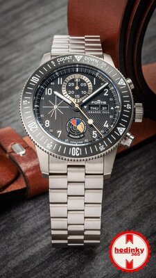 Fortis Novonaut N-42 Automatic Chronograph Amadee-24 F2040016 Limited Edition 100pcs (+ cinturino di ricambio)