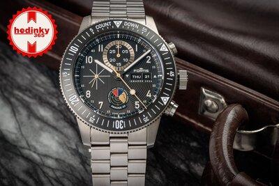 Fortis Novonaut N-42 Automatic Chronograph Amadee-24 F2040016 Limited Edition 100pcs (+ cinturino di ricambio)