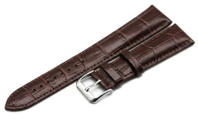 cinturino in pelle Ricardo Pescara, marrone, lunghezza XL