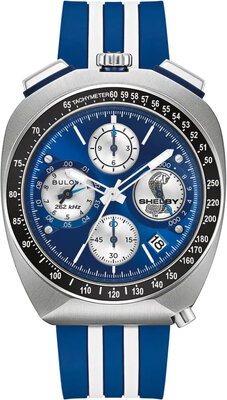 Bulova Archive Series Shelby Bullhead Racer Quartz Chronograph 98B452 Limited Edition 7500pcs