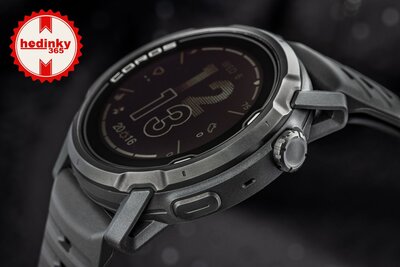 Coros Apex 4 46mm Black / Silicone band