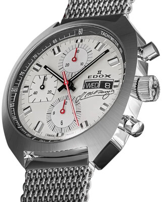 Edox Sportsman Automatic Chronograph 01132 3G BEAN Juan Manuel Fangio Limited Edition 115pcs (+ cinturino di ricambio)