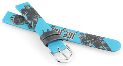 Cinturino in similpelle JVD JVDRJ7230.1 14mm, blu, per bambini