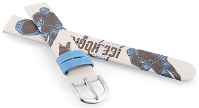 Cinturino in similpelle JVD JVDRJ7230.2 14mm, bianco, per bambini