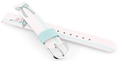 Cinturino in similpelle JVD RJ7236.3 14mm, beige, per bambini