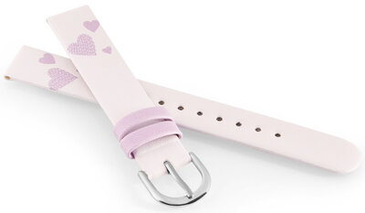 Cinturino in similpelle JVD RJ7237.1 14mm, rosa, per bambini