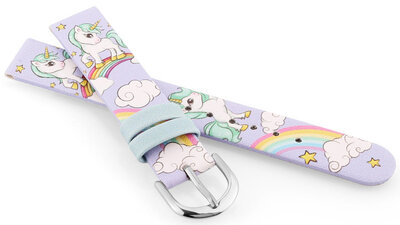 Cinturino in similpelle JVD RJ7239.1 14mm, viola, per bambini