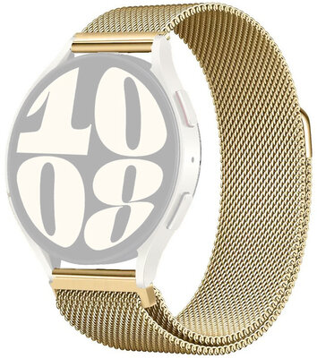 Bracciale in acciaio Ricardo Venosa, oro, Quick Release, magnetico