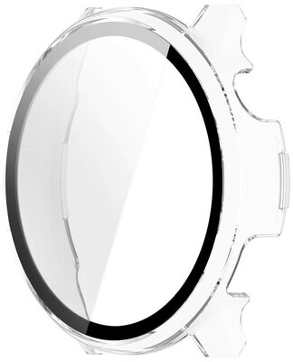Cover protettiva (pro Garmin Venu 4, 45mm), in plastica, trasparente + vetro