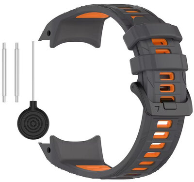 Cinturino in silicone Ricardo 22mm (pro Garmin Instinct 3, 45mm), grigio