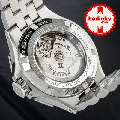 Edox Delfin Mecano 85310-3dm-ngin Limited Edition 300pcs (+ carica orologi)