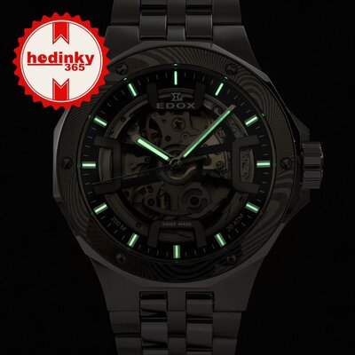 Edox Delfin Mecano 85310-3dm-ngin Limited Edition 300pcs (+ carica orologi)