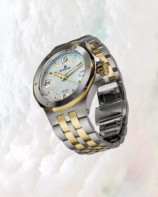 Edox Diver Date Lady Quartz 53100-357jm-nad
