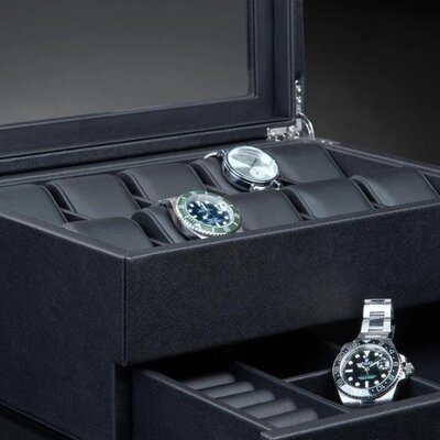 Scatola per orologi Heisse & Söhne Heron 10+ 70019-190.142