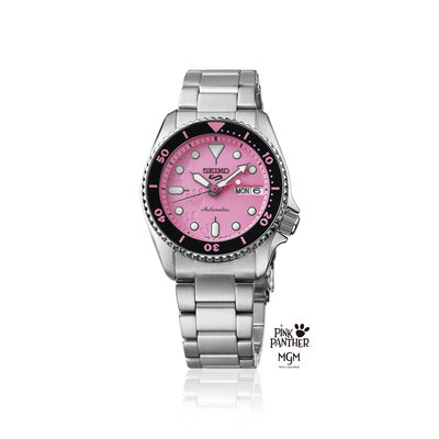 Seiko 5 Sports Automatic SRPM07K1 Pink Panther Limited Edition 9999pcs (+ cinturino di ricambio)