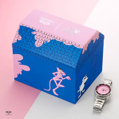 Seiko 5 Sports Automatic SRPM07K1 Pink Panther Limited Edition 9999pcs (+ cinturino di ricambio)