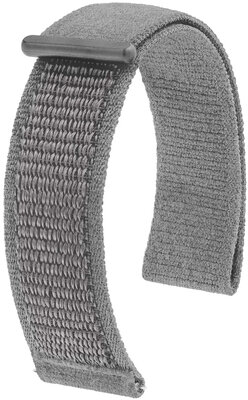 Cinghia tessile Hirsch Vocem L 41409030-0, grigio, velcro, lunghezza L, sgancio rapido