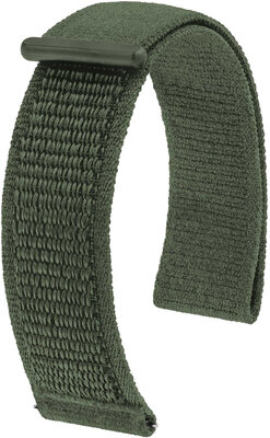 Cinghia tessile Hirsch Vocem L 41409040-0, verde, velcro, lunghezza L, sgancio rapido