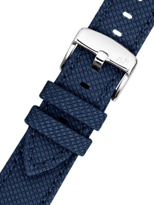 Cinturino in tessuto Morellato Peschici 6170E46.062 M, blu, materiale riciclato