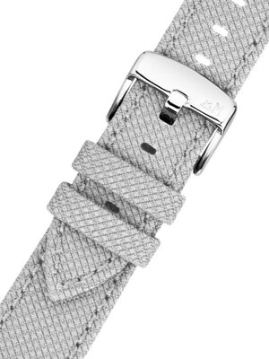 Cinturino in tessuto Morellato Peschici 6170E46.093 M, grigio, materiale riciclato