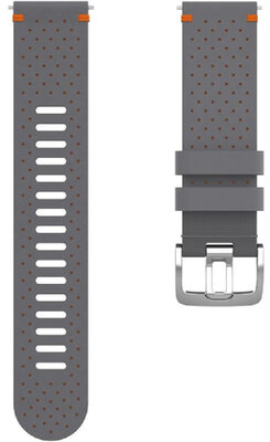 Cinturino in pelle Polar 22mm, grigio, vel. M/L, Quick Release