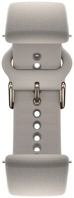 Cinturino in silicone Polar 20mm con passante, beige, taglia S-L, Quick Release