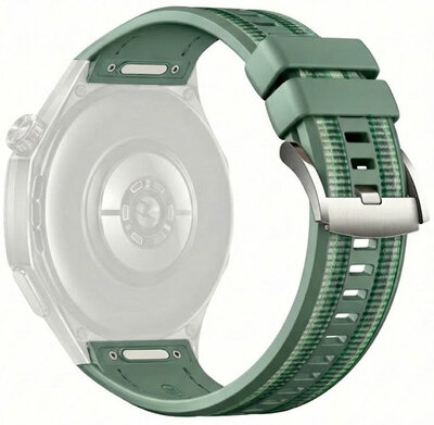 Cinturino in silicone Ricardo 22mm (pro Huawei Watch GT 6 Pro), verde, QuickFit