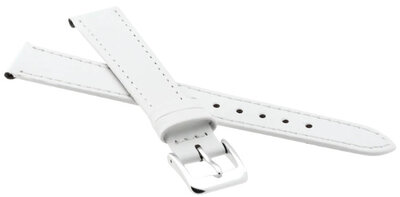 Cinturino in pelle JVD R18204 14mm, bianco