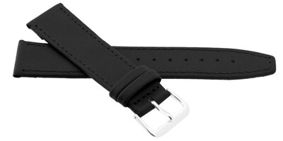 Cinturino in pelle JVD R23001, 22mm, nero