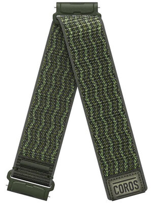 Cinturino in nylon Coros (pro Nomad), verde, Quick Release