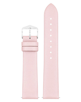 Cinturino in pelle Hirsch Cashmere M 03902123-2, rosa, pelle di vitello, lunghezza M, Quick Release