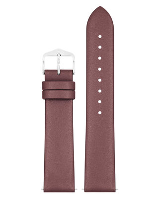 Cinturino in pelle Hirsch Cashmere M 03902161-2, marrone, pelle di vitello, lunghezza M, Quick Release