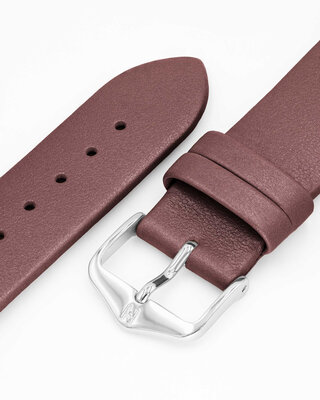 Cinturino in pelle Hirsch Cashmere M 03902161-2, marrone, pelle di vitello, lunghezza M, Quick Release